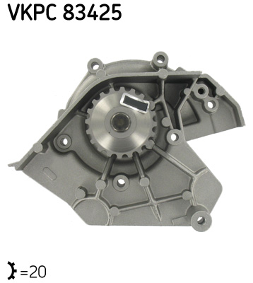 Vodné čerpadlo, chladenie motora SKF